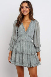 Robe mi-longue ample style bohème